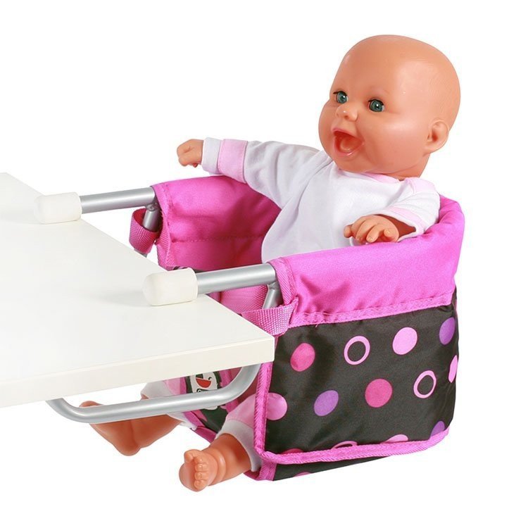 Chaise relevable pour table pour poupées jusqu'à 60 cm - Bayer Chic 2000 - Pinky Balls
