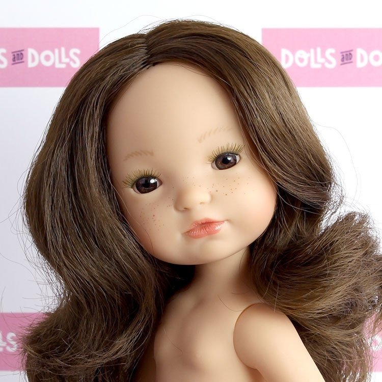 Poupée Berjuan 35 cm - Poupées Boutique - Fille Fashion cheveux bruns sans vêtements