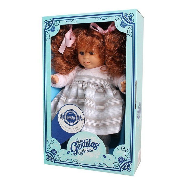 Poupée Berjuan 30 cm - Poupée Gestitos Little face - Chaussettes fille