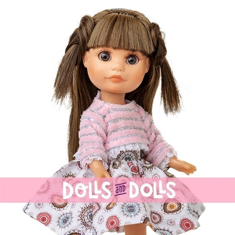 Poupée Berjuan 22 cm - Boutique dolls - Luci avec pull rose