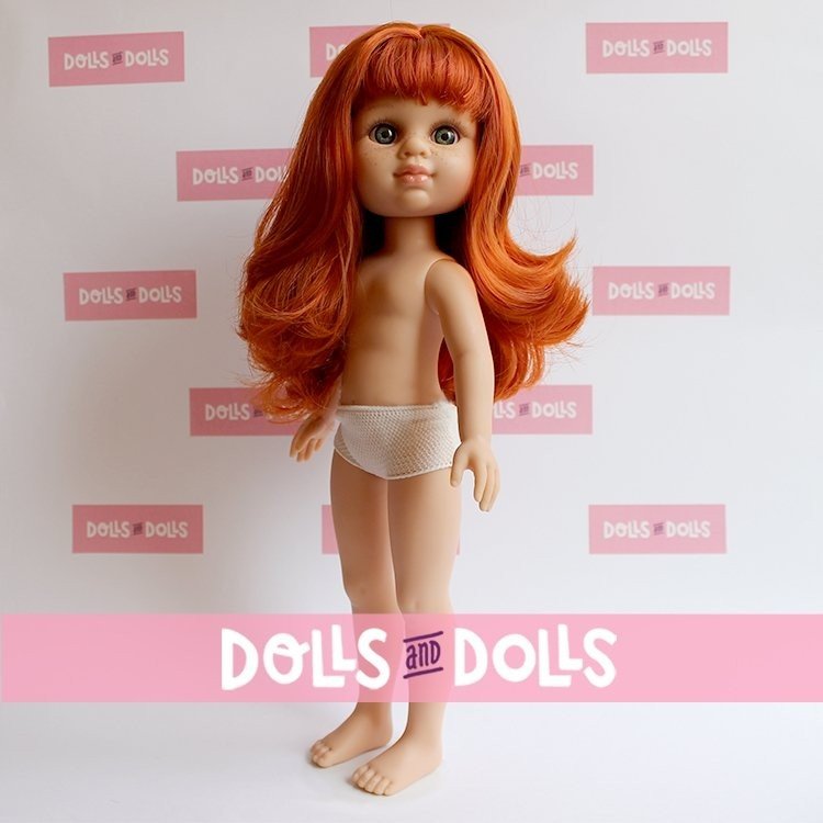 Poupée Berjuan 35 cm - Boutique poupées - Ma fille aux cheveux roux sans vêtements
