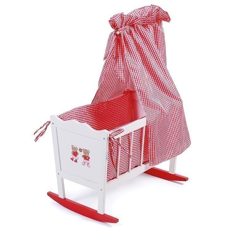 Crèche de poupée en bois jusqu'à 46 cm - Bayer Chic 2000 - Ours