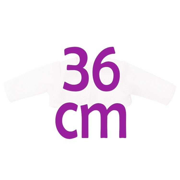 Compléments pour poupée Así 36 cm - Veste tricot rose pour poupée Koke
