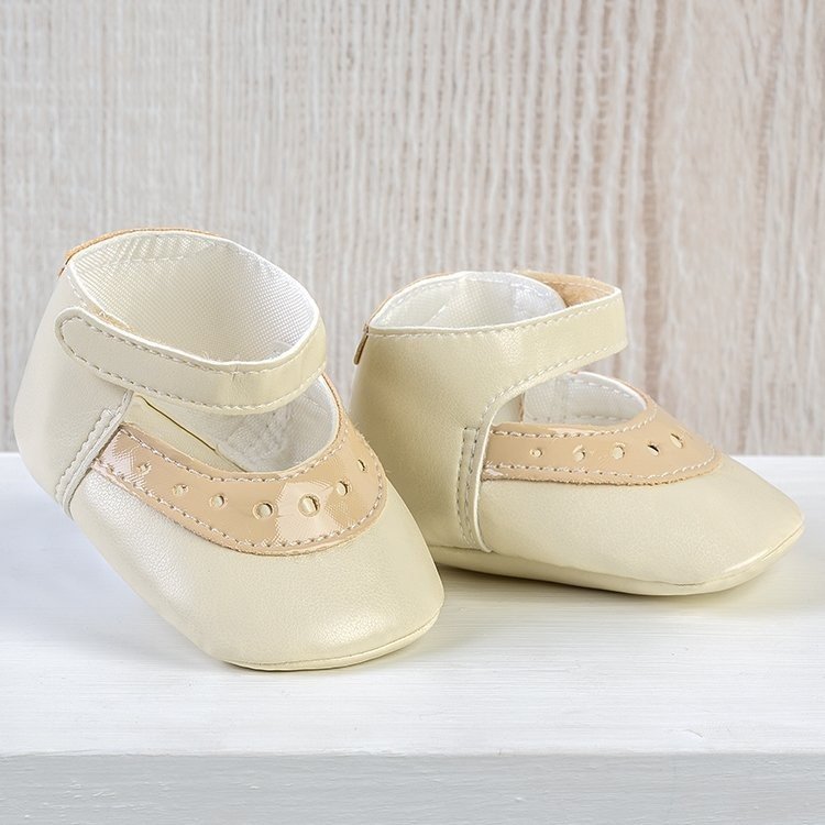 Poupée Así Compléments 43 à 46 cm - Chaussures beiges pour poupée María, Pablo, Leo et série limitée