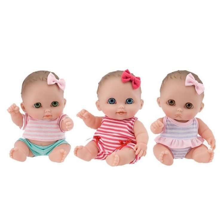 Conçu par les poupées Berenguer 21 cm - Lil 'Cutesies - Ensemble de Bibi, Lulu et Mimi