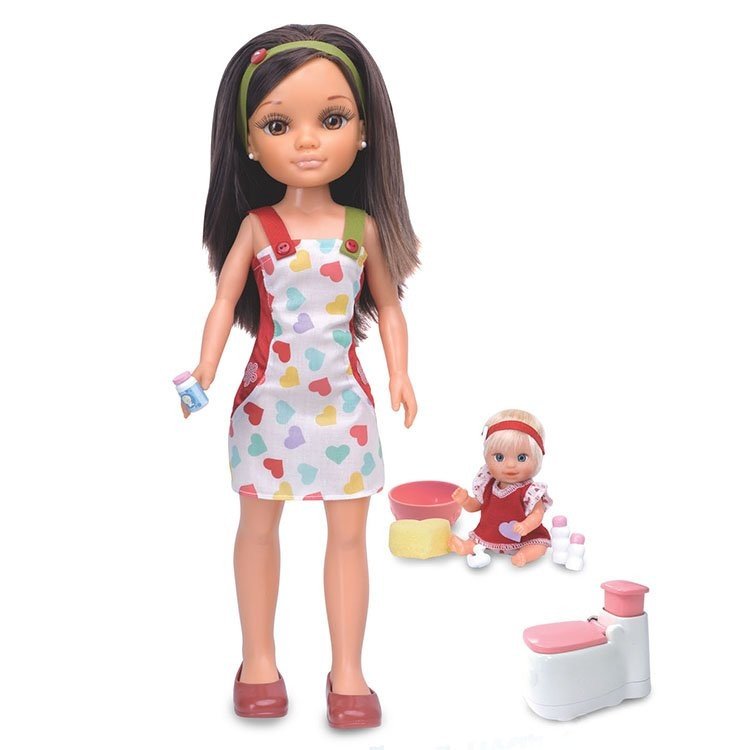 Poupée Nancy 43 cm - Babysitter - Salle de bain