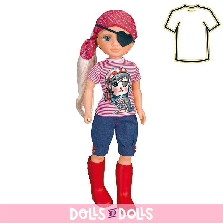 Tenue de poupée Nancy 43 cm - Un jour d'aventures - Ensemble pirate