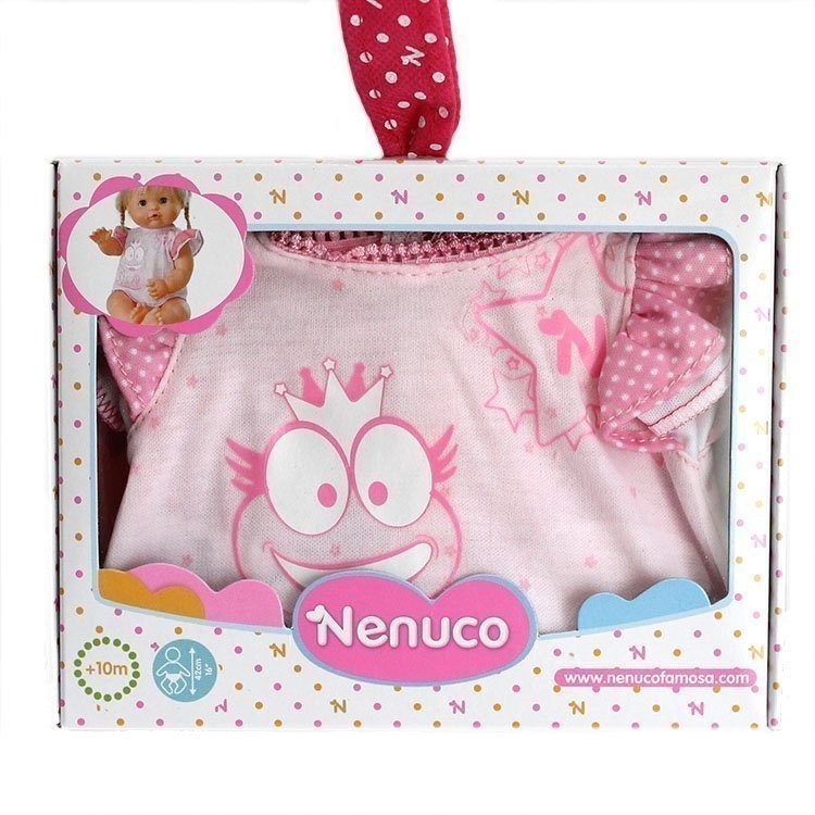 Tenue de poupée Nenuco 42 cm - T-shirt rose