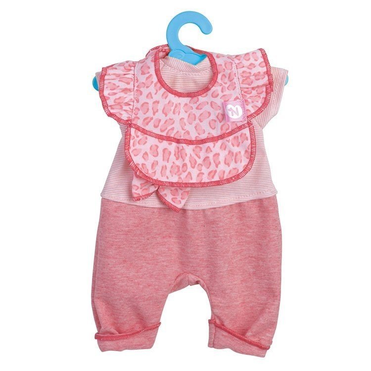 Tenue pour poupée Nenuco 35 cm - Barboteuse rose avec bavette