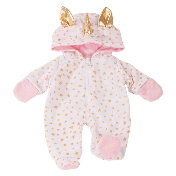 Tenue de poupée Götz 45-50 cm - Pyjama grenouillère licorne