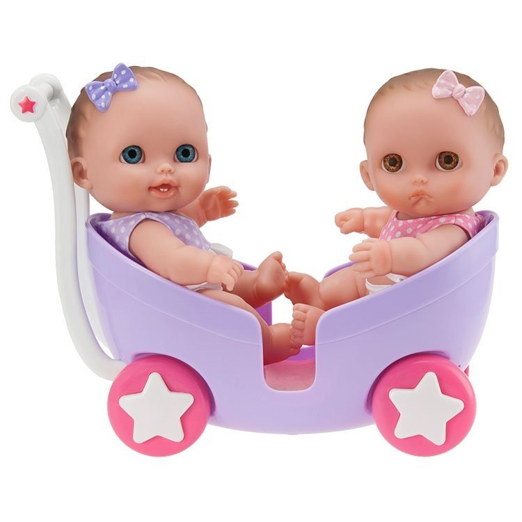 Lil 'Cutesies - Poussette avec deux poupées