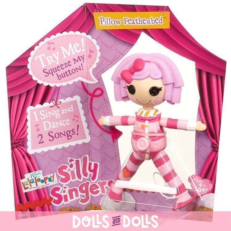 Poupée Lalaloopsy 12 cm - Mini Lalaloopsy Silly Singers - Oreiller Featherbed