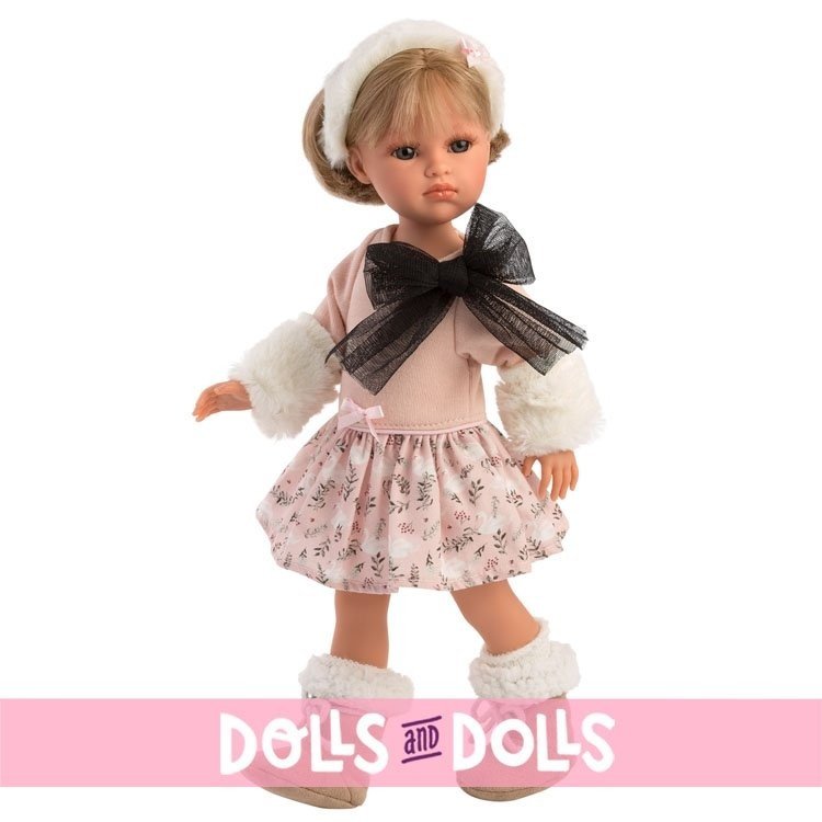 Poupée Llorens 37 cm - Daniela avec noeud