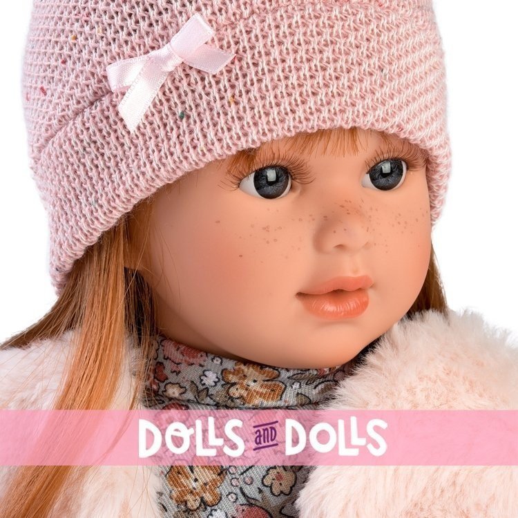 Poupée Llorens 40 cm - Martina avec robe fleurie et gilet