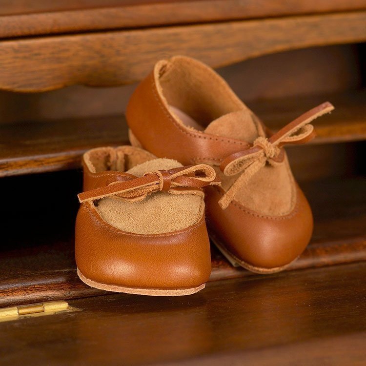 Compléments pour poupée Juanín Pérez 50 cm - Chaussures en cuir marron