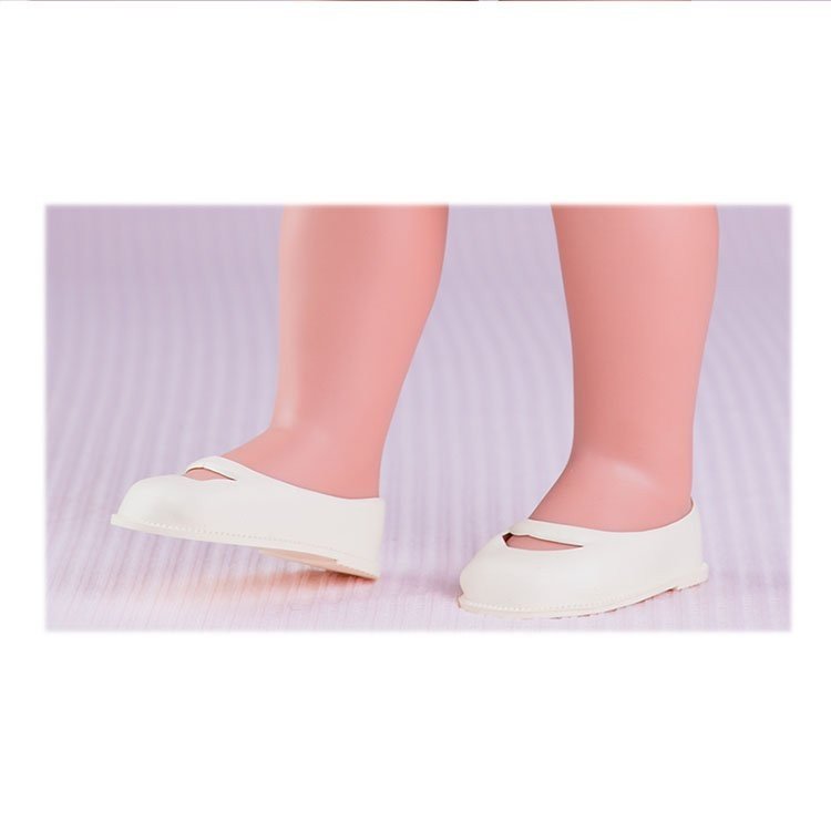 Compléments pour poupées Miel de Abeja - Chaussures beiges pour poupées Carolina