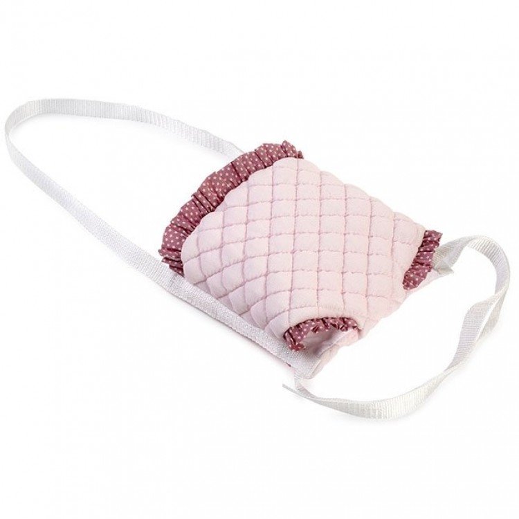 Accessoires pour poupée Así - Porte-poupée rose avec des étoiles blanches