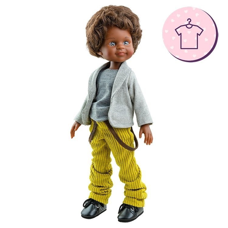 Ensemble pour poupée Paola Reina 32 cm - Las Amigas - Ensemble Cayetano avec veste et pantalon