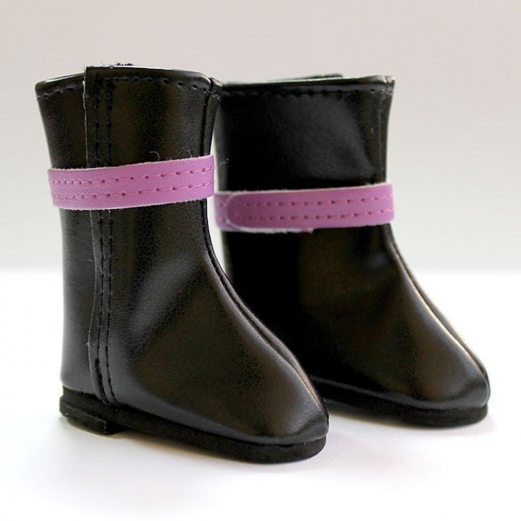 Poupée Paola Reina Complements 32 cm - Las Amigas - Bottes noires à bande violette