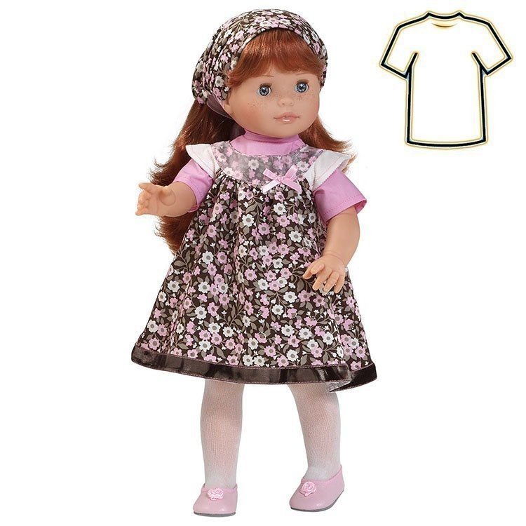 Tenue de poupée Paola Reina 45 cm - Soy Tú - Robe de poupée rousse