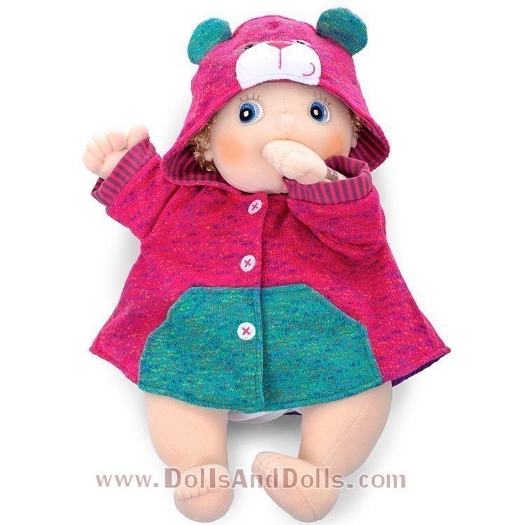 Tenue pour poupée Rubens Barn 45 cm - Rubens Baby - Veste ours en peluche