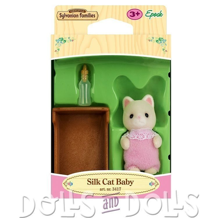 Sylvanian Families - Bébé chat en soie - Dolls And Dolls - Boutique de  Poupées de collection