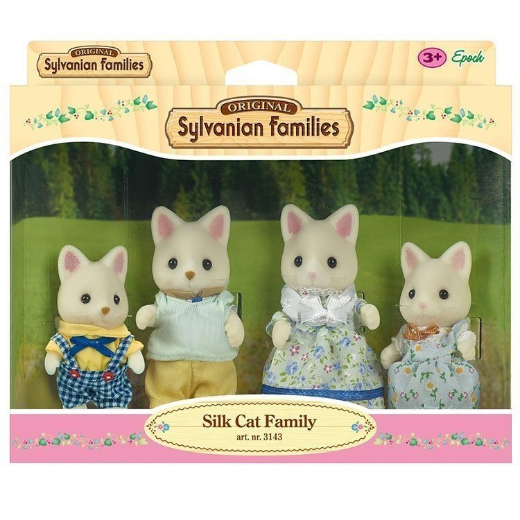 Sylvanian Families - Famille de chats en soie