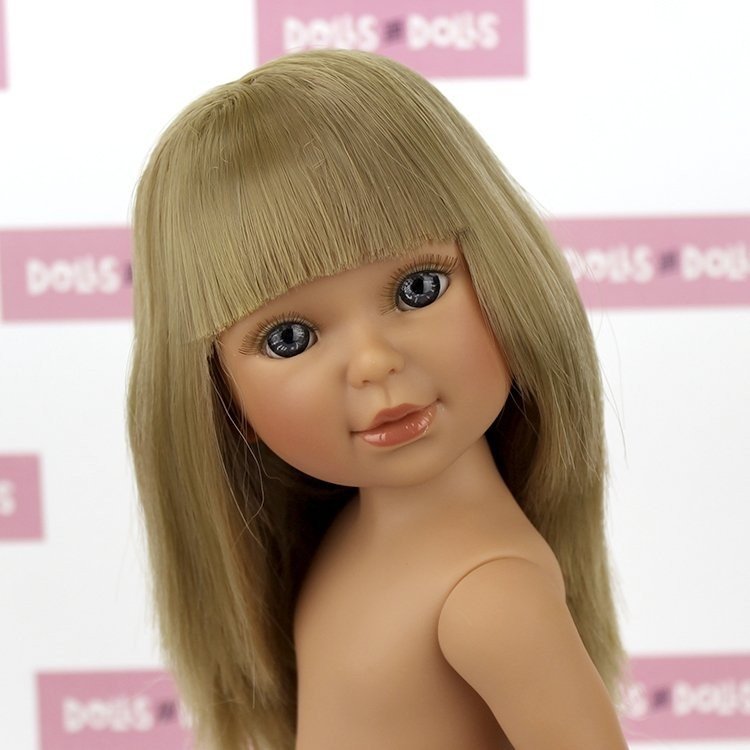Poupée Vestida de Azul 33 cm - Paulina blonde avec frange sans vêtements
