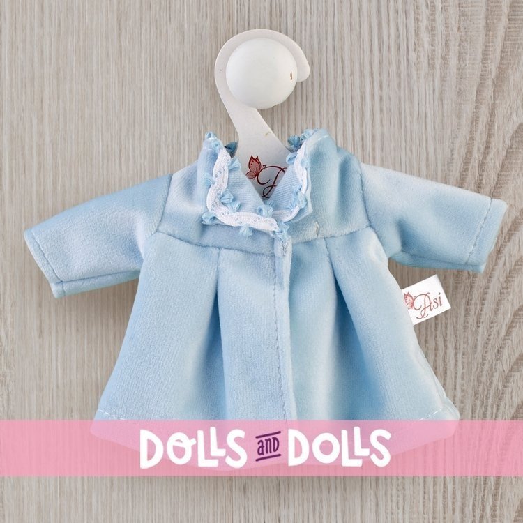 Tenue pour poupée Así 20 cm - Manteau en velours bleu pour poupée Bomboncín