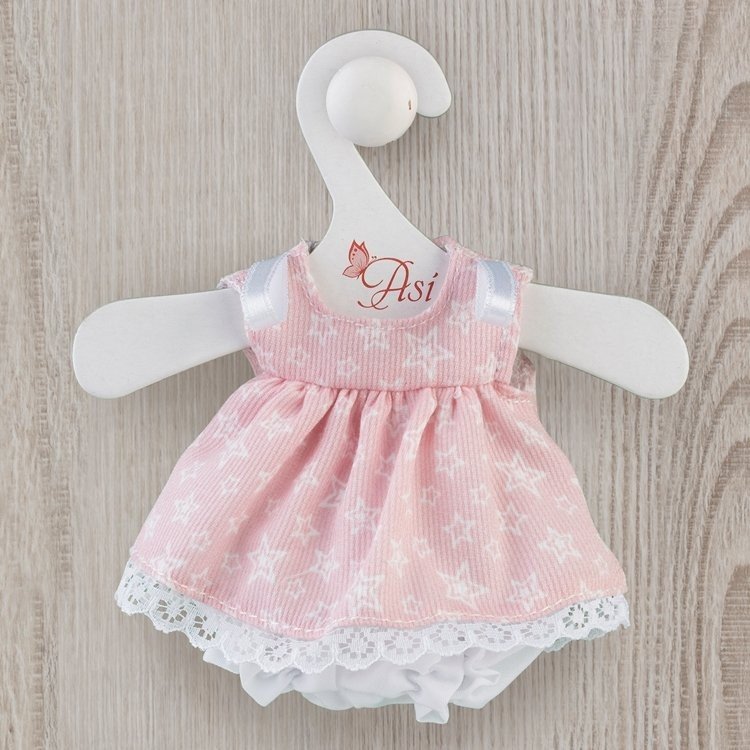 Tenue pour poupée Así 20 cm - Robe étoiles roses pour poupée Cheni