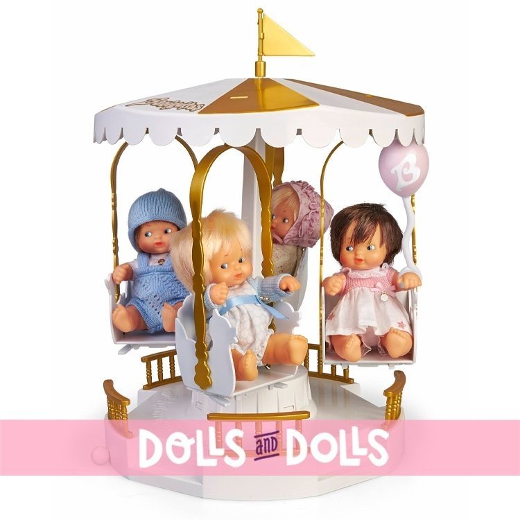 Accessoires pour poupée Barriguitas Classic 15 cm - Carrousel avec figurine de bébé