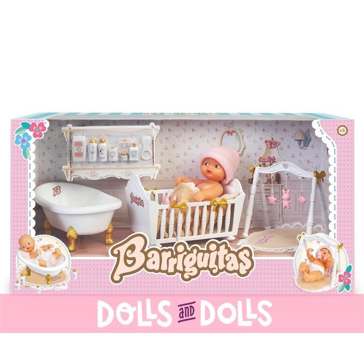 Accessoires pour poupée Barriguitas Classic 15 cm - Set pour nouveau-né Barriguitas