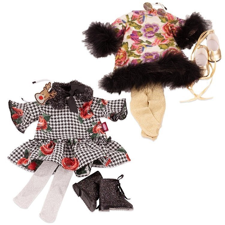 Tenue pour poupée Götz 45-50 cm - Combo Merry-Xmas