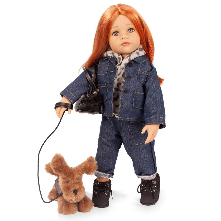 Poupée Götz 50 cm - Hannah and her dog - Polly