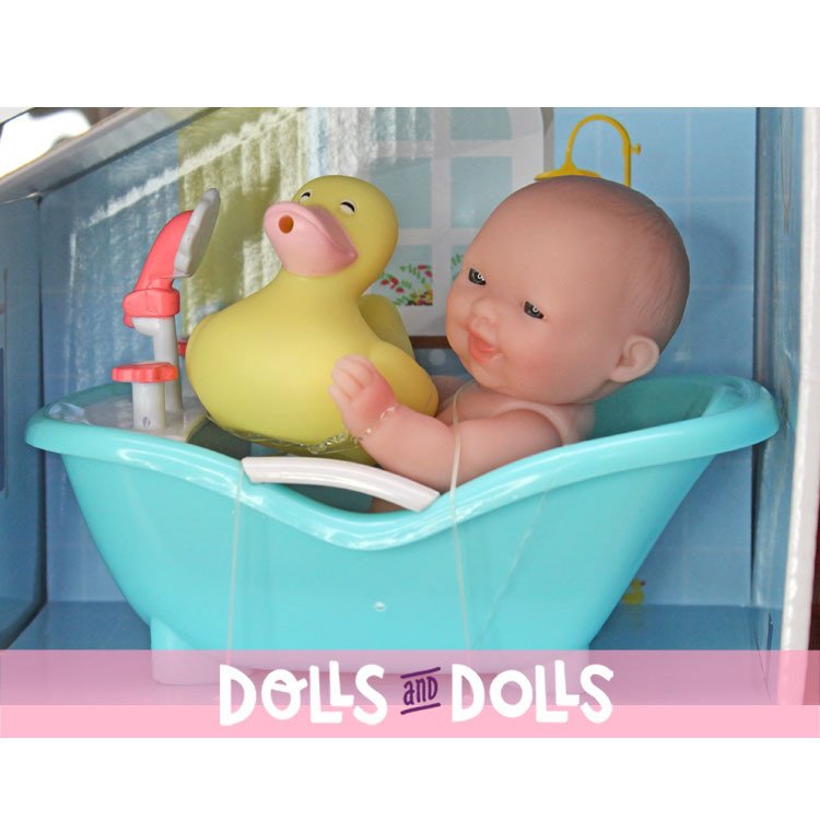 Maison en carton avec poupées et accessoires - Design Berenguer - Lots to Love Babies