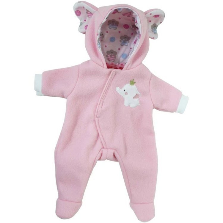 Tenue pour poupée Berenguer Boutique 35-40 cm - Pyjama éléphant rose