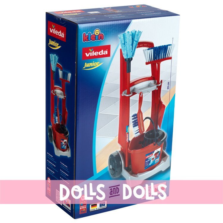 Klein 6741 - Chariot de nettoyage de jouets Vileda