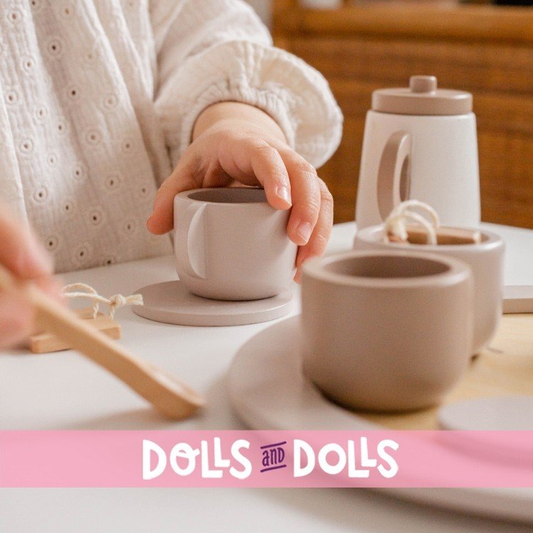 Service à thé Label Label - Nougat