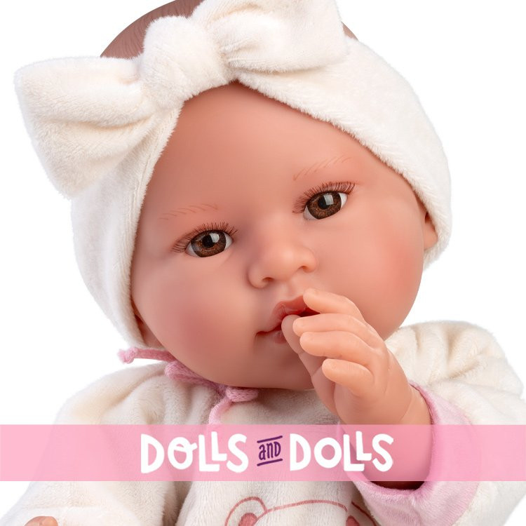 Poupée Llorens 45 cm - Nouveau-né Leo crybaby « Petit Koala »