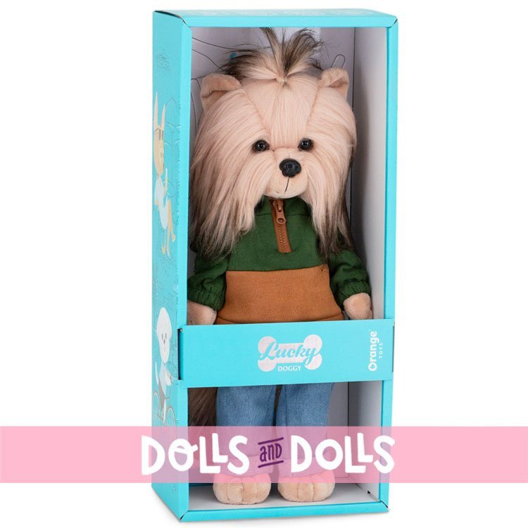 Poupée Lucky Doggy 37 cm - Lucky Andy - Couleurs d'Automne