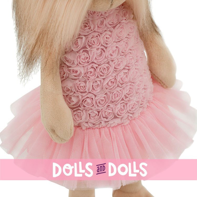 Poupée Lucky Doggy 37 cm - Lucky Yoyo - Mélange de roses