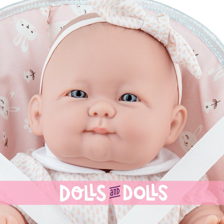 Poupée Marina & Pau 37 cm - Poppy Pink avec porte-bébé