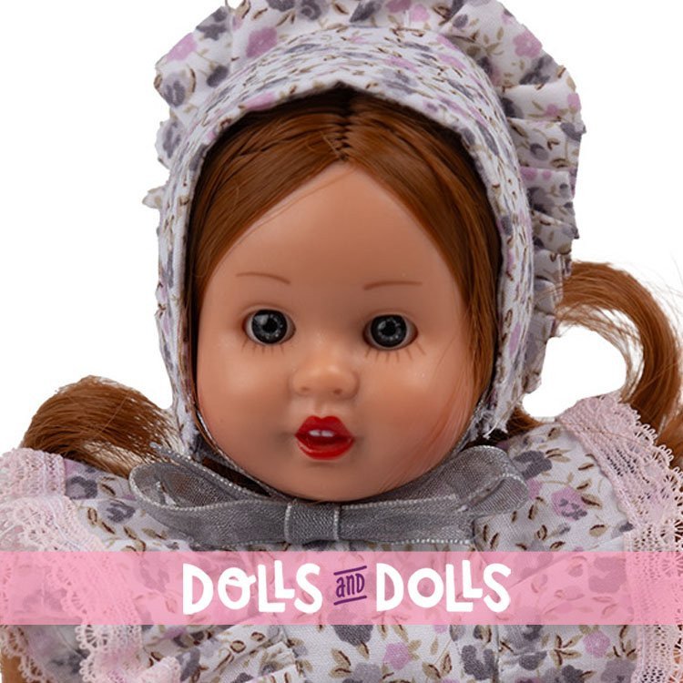 Poupée Mini Mariquita Pérez 21 cm - Robe à fleurs violettes