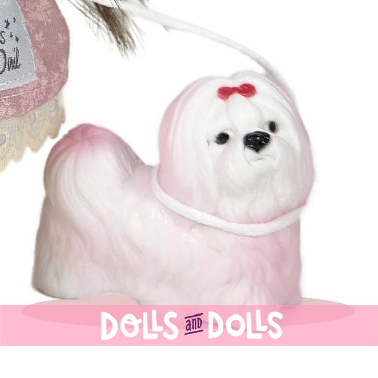 Poupée Nines d'Onil 23 cm - Little Mia Rose avec animal de compagnie