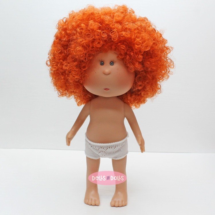 Poupee Nines d Onil 30 cm Mia rousse aux cheveux boucles Sans vetements Dolls And Dolls Boutique de Poupees de collection