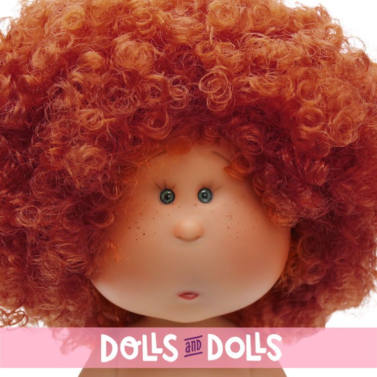 Poupée Nines d'Onil 30 cm - Mia rousse aux cheveux bouclés - Sans vêtements