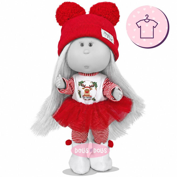 Vêtements pour poupées Nines d'Onil 30 cm - Mia - Ensemble de Noël en tulle