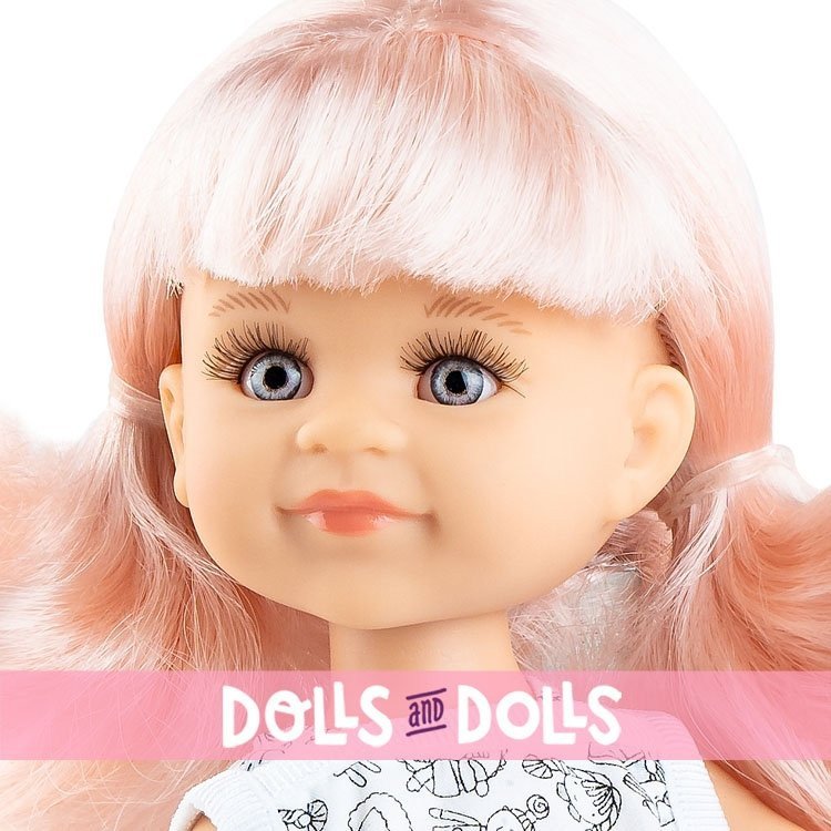Poupée Paola Reina 32 cm - Las Amigas - Cleo dans une robe à imprimé poupée