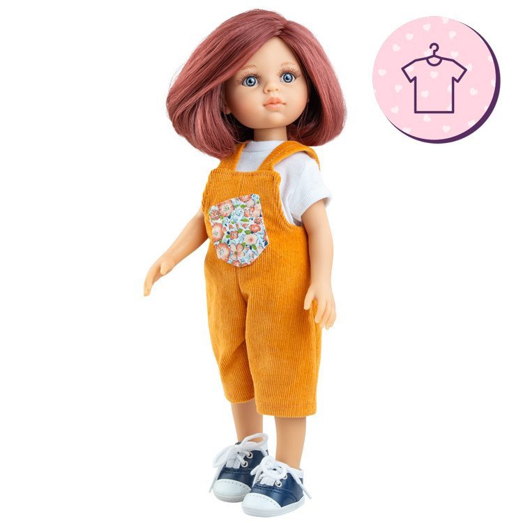 Ensemble pour poupée Paola Reina 32 cm - Las Amigas - Cora - Combinaison orange