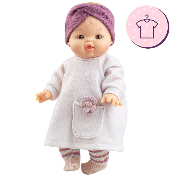 Ensemble pour poupée Paola Reina 34 cm - Gordis - Briana - Combinaison blanche